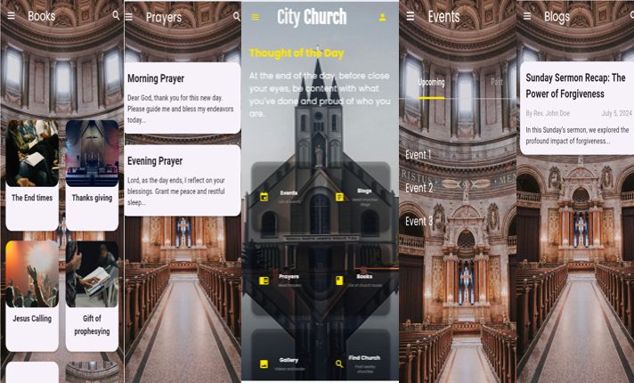Church Sermons Application